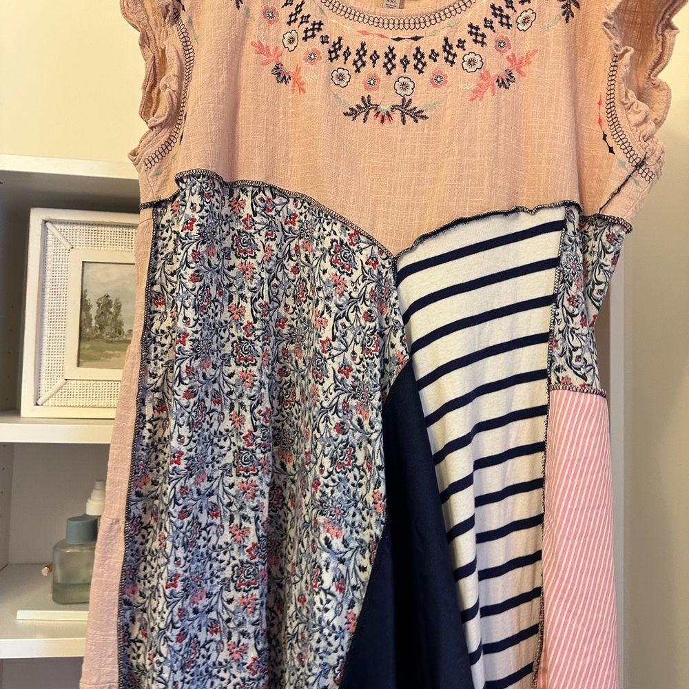 Custom patchwork dress - Picture 2 of 3